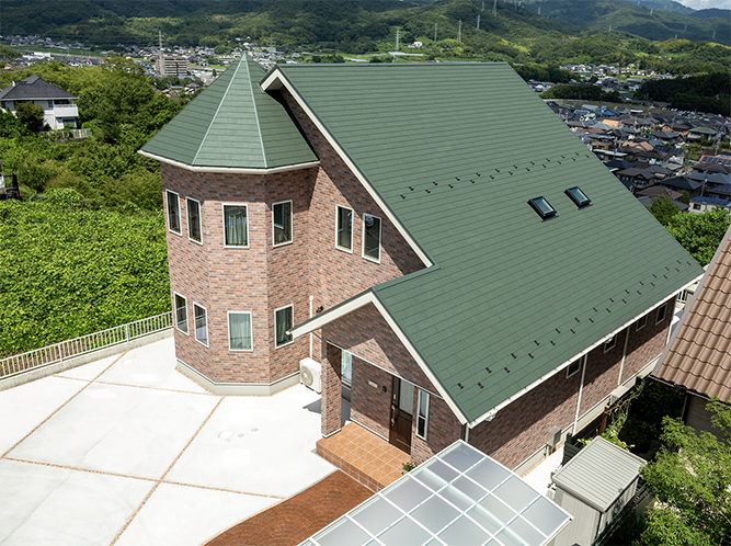 ケイミュー コロニアル遮熱グラッサ | 香川県の雨漏り修理,屋根