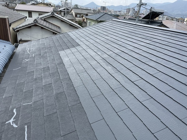 香川県高松市　M様邸　屋根塗装・棟板金交換工事　屋根塗装に欠かせない!縁切りとは1 (1)