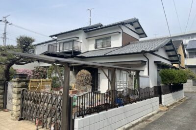 香川県高松市三条町　U様邸　外壁塗装、軒天貼り工事