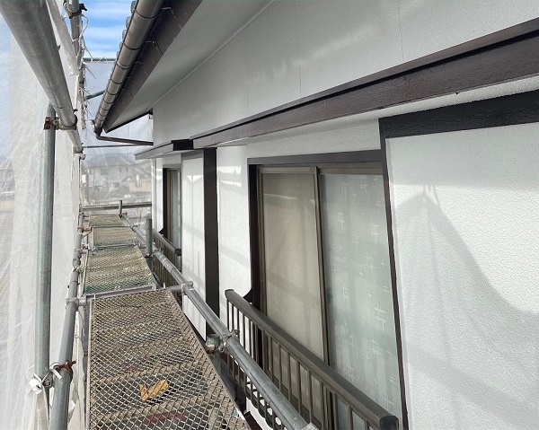 香川県高松市・T様邸　外壁塗装工事　ファインパーフェクトトップで塗装しました！ (1)