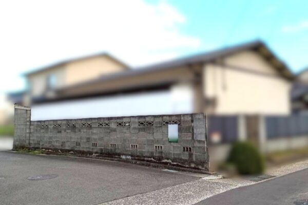 香川県高松市F様邸　ブロック塀撤去工事（高松市危険ブロック塀等撤去工事補助事業活用）