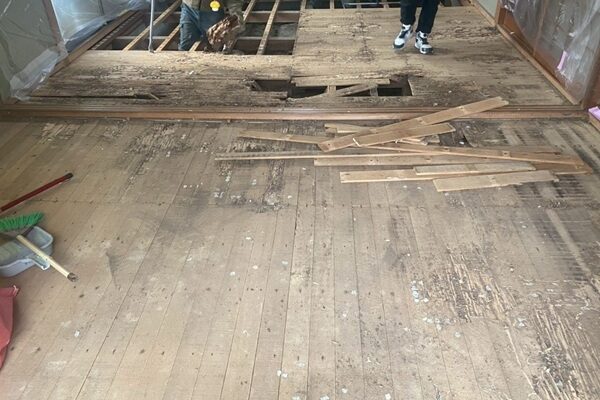 香川県善通寺市H様邸・和室床リフォーム工事(フローリング+部分的に畳敷設)